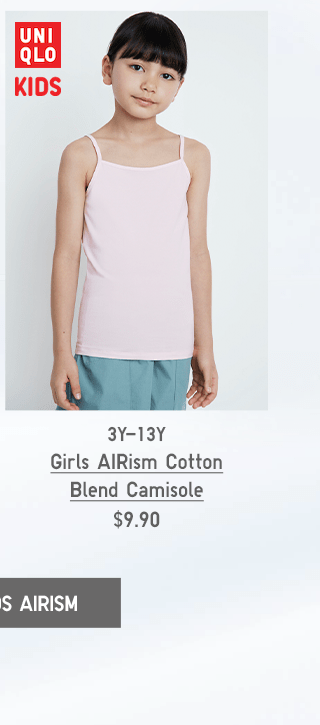 PDP9 - GIRLS AIRISM COTTON BLEND CAMISOLE