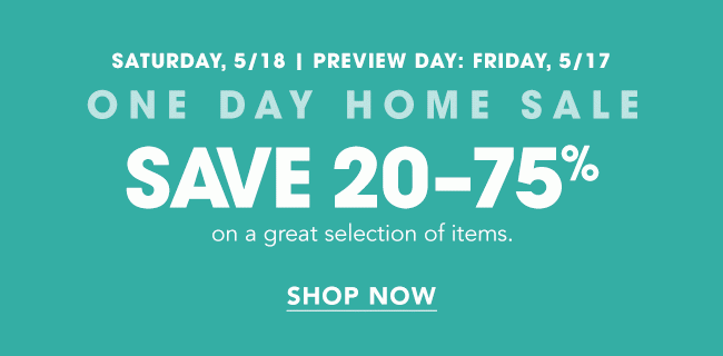 ONE DAY HOME SALE