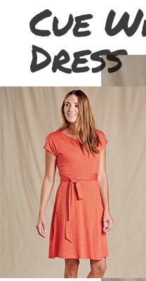 Cue Wrap Dress - Chili