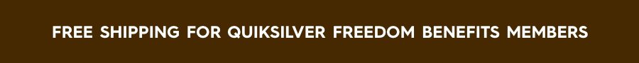 FREE SHIPPING FOR QUIKSILVER FREEDOM BENEFIT MEMBERS