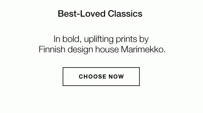 $75 VALUE Pep-Start Skin Energizers Best-Loved Classics In bold, uplifting prints by Finnish design house Marimekko. CHOOSE NOW
