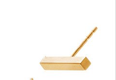 Gold Bar Earrings