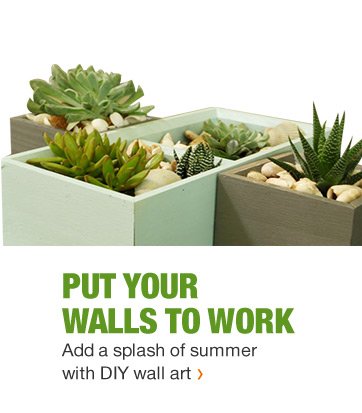 ADD A SPLASH OF SUMMER WITH DIY WALL ART