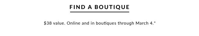 FIND A BOUTIQUE