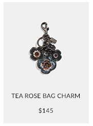 TEA ROSE BAG CHARM | $145