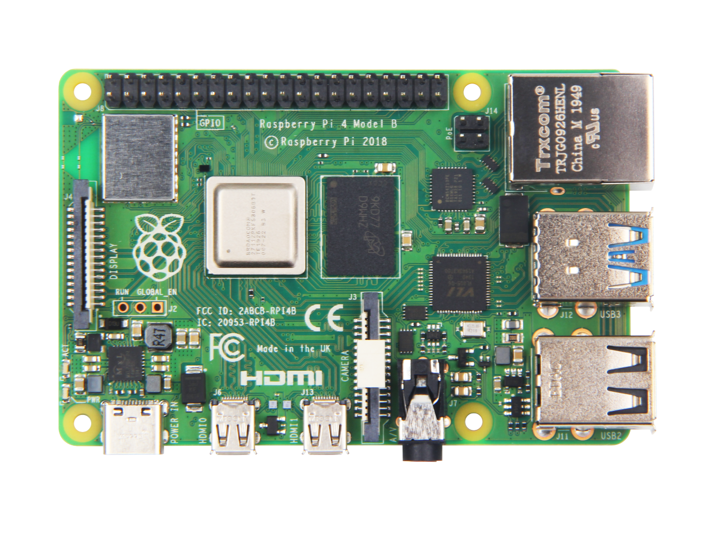 Pi 4 Computer Model B 2GB V1.2