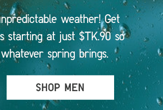 RAIN OR SHINE - SHOP MEN