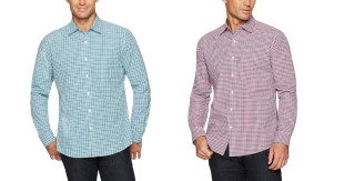 Amazon Essentials Men’s Long-Sleeve Gingham Shirt Just $10.80 Shipped (Prime Members Only)