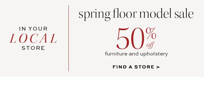 Floor Model Sale