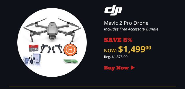 DJI Mavic 2 Pro Drone Includes Free Accessory Bundle