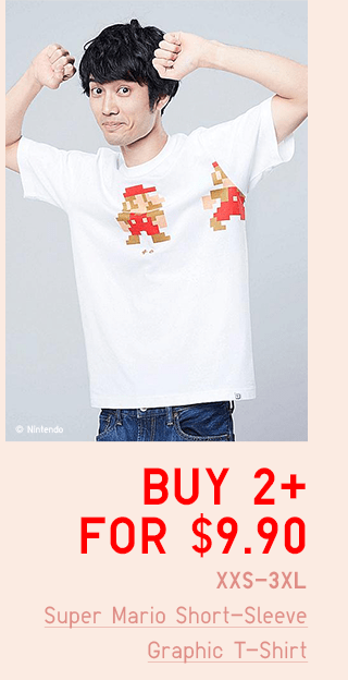 BODY6 - MEN MARIO SHORT-SLEEVE GRAPHIC T-SHIRT