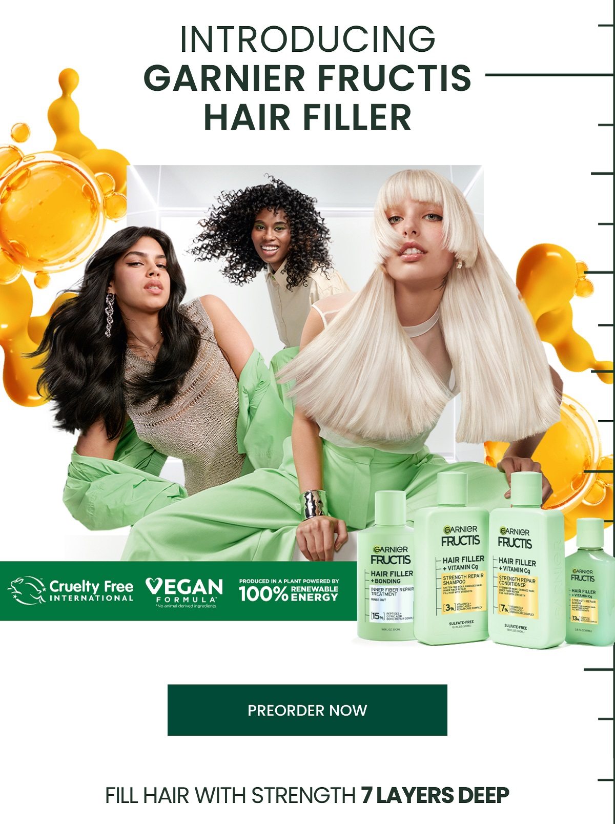 INTRODUCING GARNIER FRUCTIS HAIR FILLER