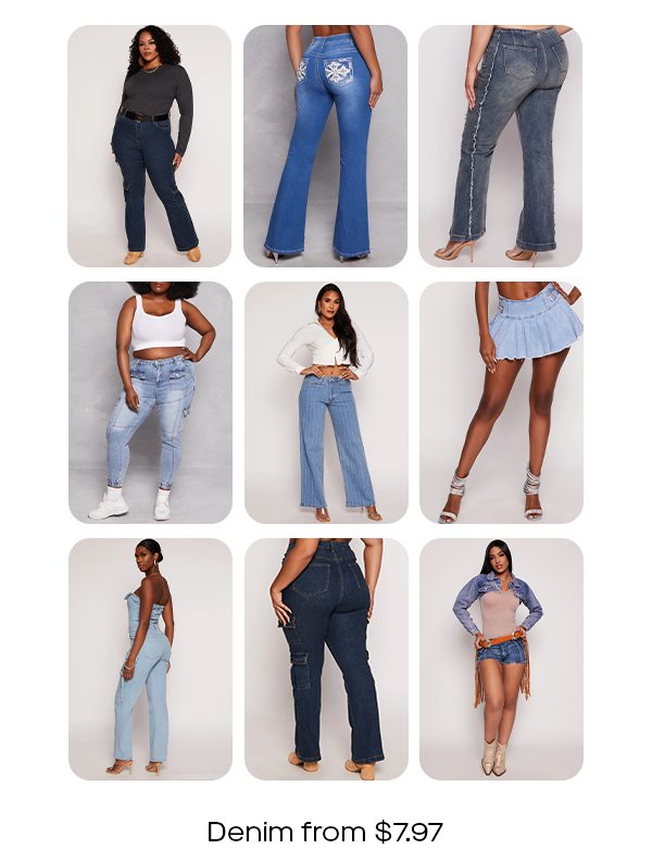 Denim from $7.97