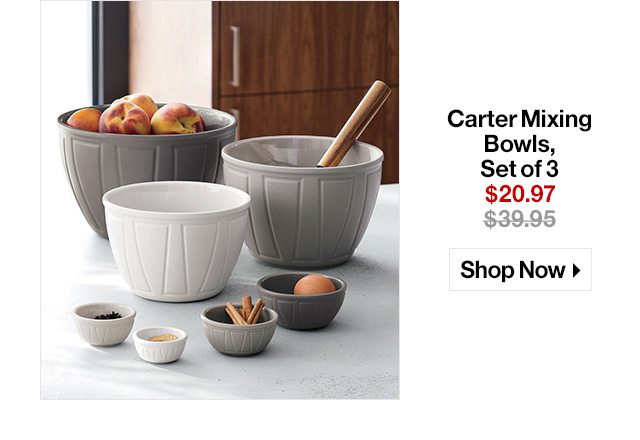 Carter Mixing Bowls, Set of 3 $20.97