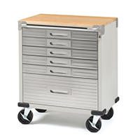 Seville Classics UltraHD 6-Drawer Rolling Cabinet