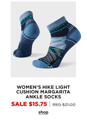 Women's Hike Light Cushion Margarita Ankle Socks - Click to Shop