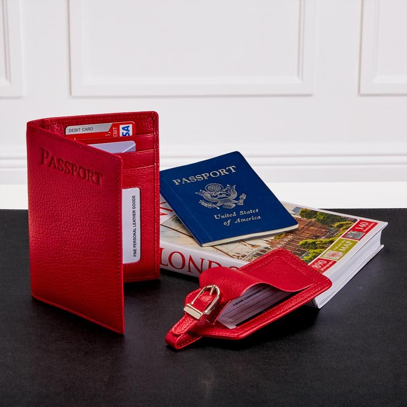 Destination Passport Case and Luggage Tag Kit