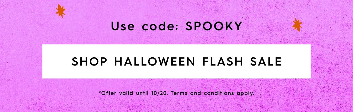 Shop Halloween Flash Sale