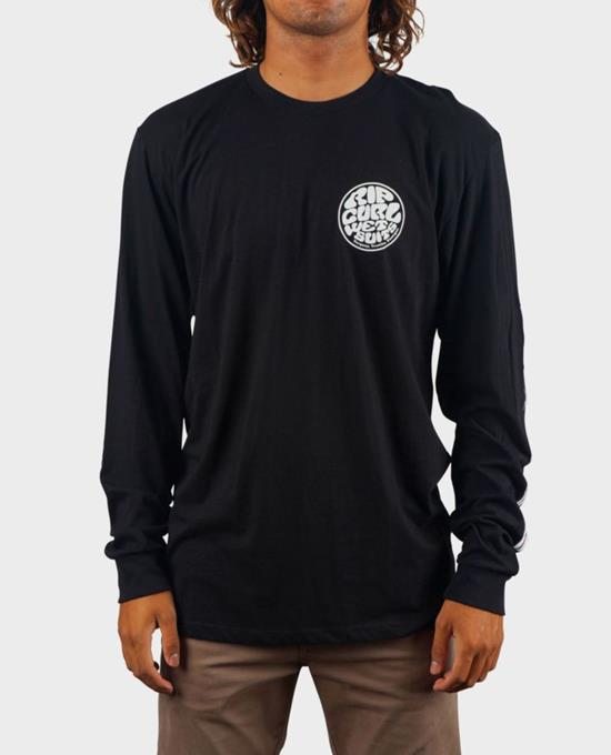 Wettie Badge Long Sleeve Premium Tee