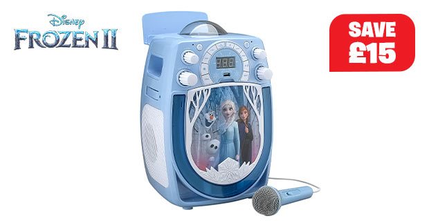 Disney frozen 2 bluetooth cdg karaoke with best sale light show