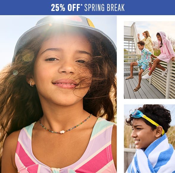 25% off Spring Break Styles