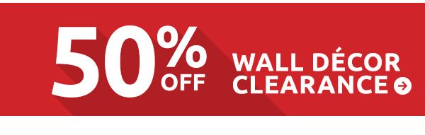 Shop Up To 50% OFF Wall Décor Clearance