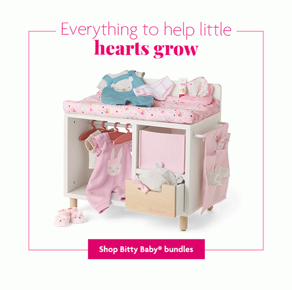 Everything to help little hearts grow - Shop Bitty Baby® bundles