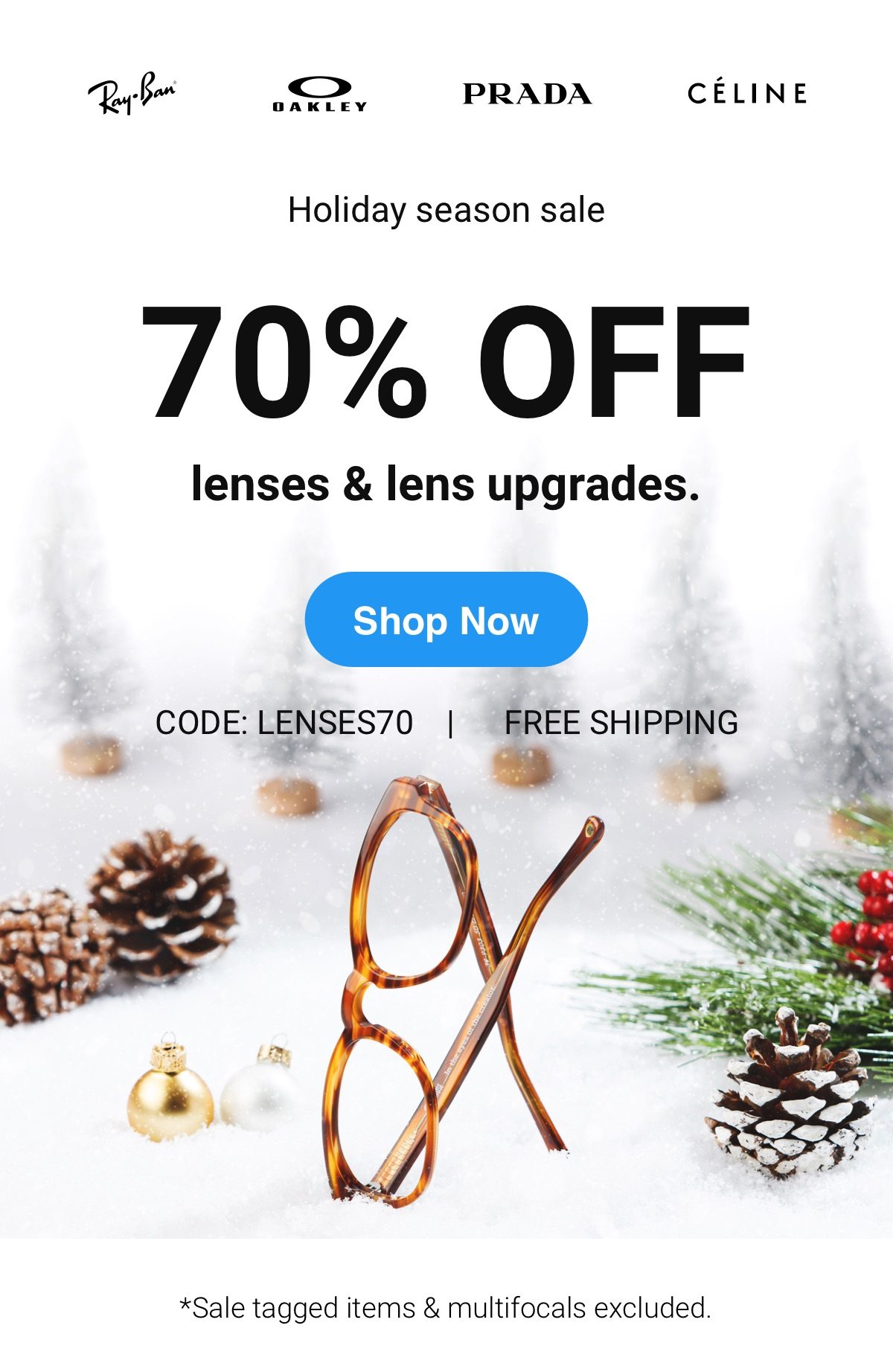 70% OFF Lenses >