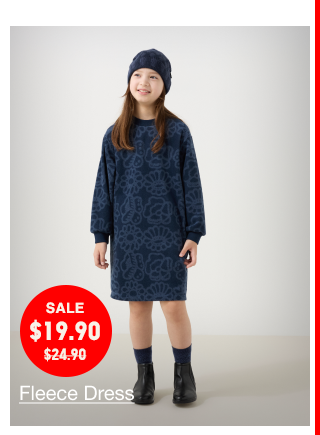 PDP6 - GIRLS FLEECE DRESS