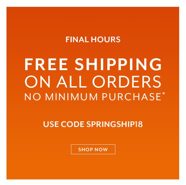 Free Shipping No Minimum