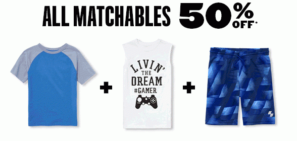 All Matchables 50% Off