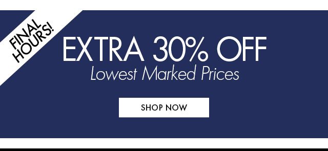 EAM Extra 30% Off Markdowns BB