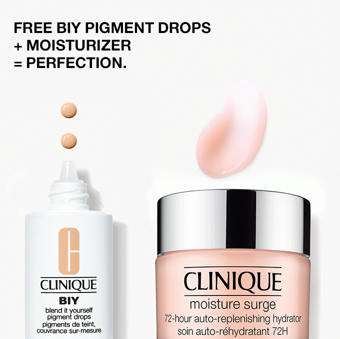 Free BIY Pigment Drops + moisturizer = perfection