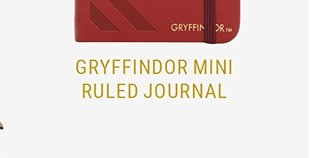 Gryffindor Mini Ruled Journal