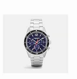 blue faced watch