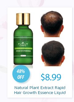 Natural Plant Extract Rapid Hair Growth Essence Liquid