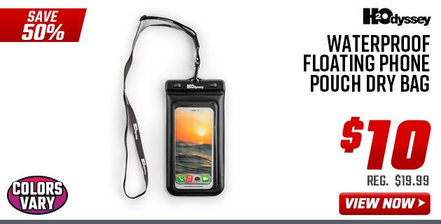 h2odyssey floating phone pouch