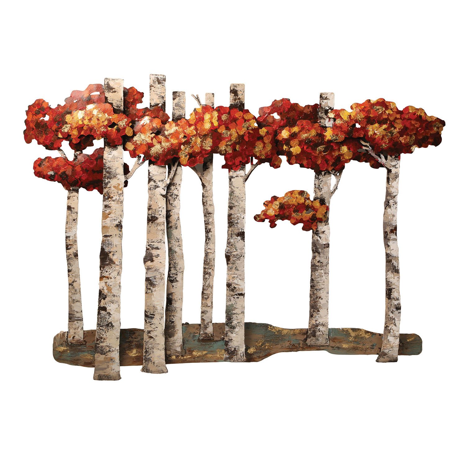 Birches in Fall Wall Art