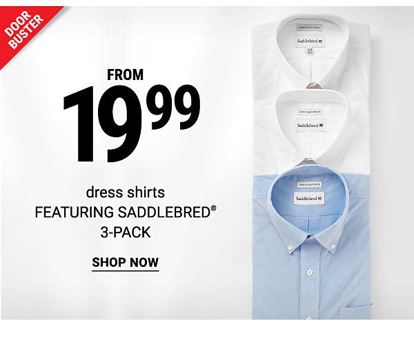 From 19.99 Dress Shirts ft. Saddlebred 3PC -Shop Now