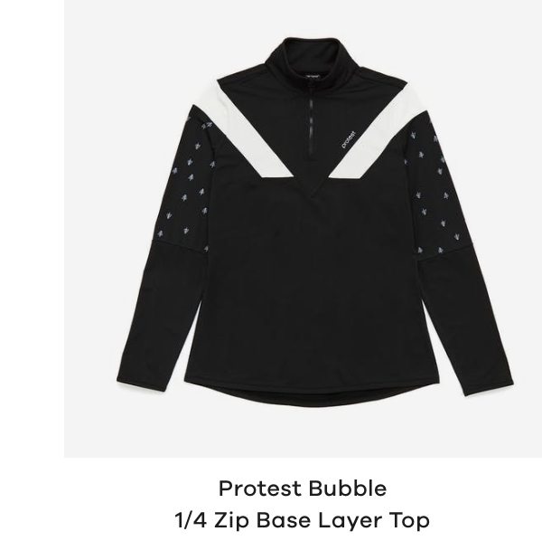 Protest Bubble 1/4 Zip Womens Base Layer Top