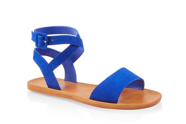 Criss Cross Ankle Strap Sandals