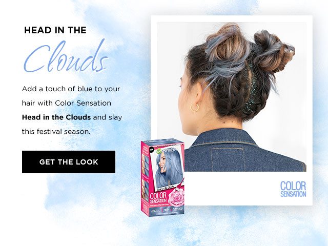 HEAD IN THE Clouds - Add a touch of blue to your hair with Color Sensation Head in the Clouds and slay this festival season. - GET THE LOOK