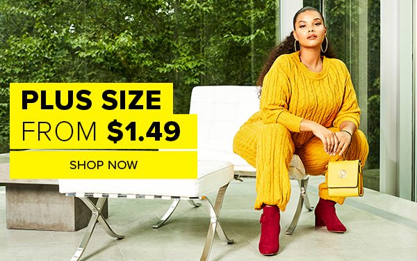 Plus Size from $1.49