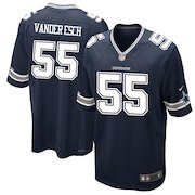 Men's Nike Leighton Vander Esch Navy Dallas Cowboys Game Jersey