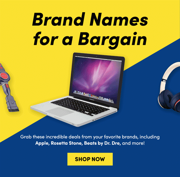 Big Names for a Bargain | Shop Now 