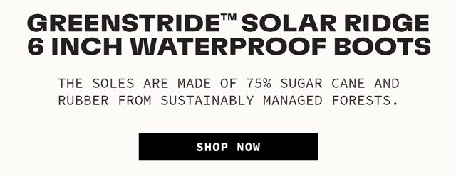 The soles are made of 75% sugar cane and rubber from sustainably managed forests. SHOP NOW