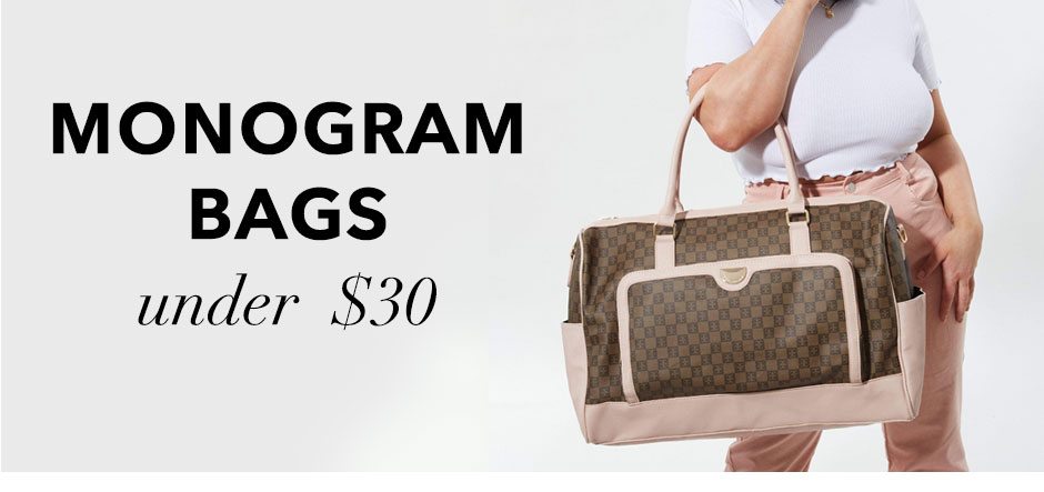 Monogram Bags under $30