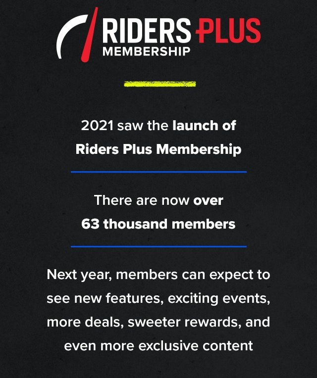 Riders Plus Membership