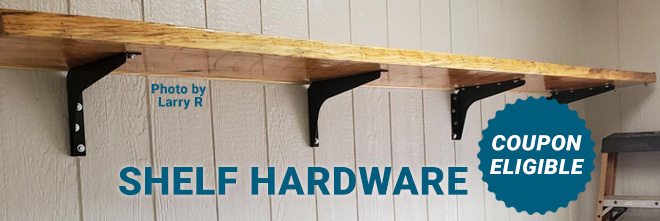 Shelf Hardware coupon eligible