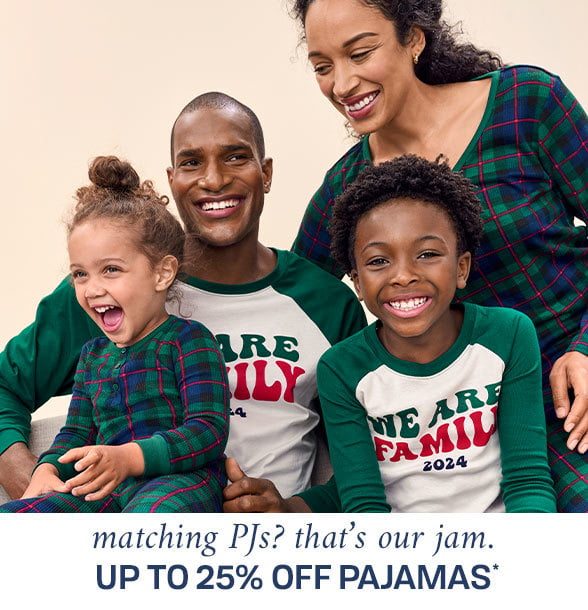 Up to 25% off Matching Family PJs